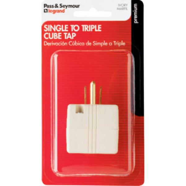 Pass & Seymour Ivy Grnd Cube Adapter 1482IBPCC5
